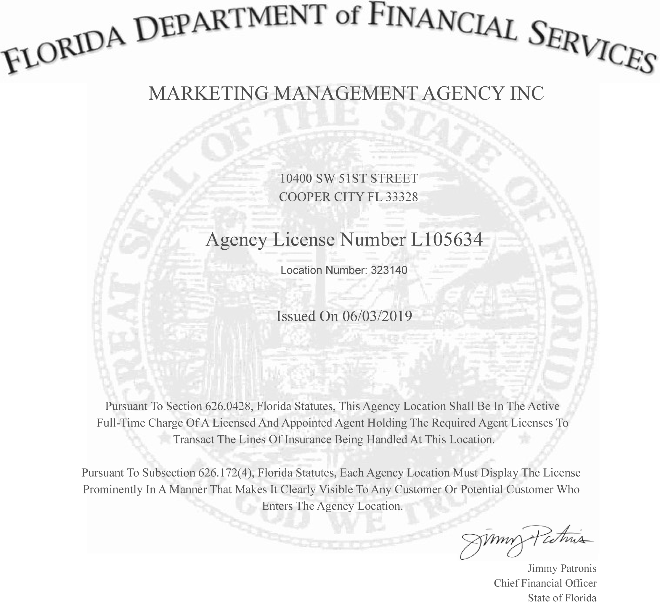 Licenses Marketing Management Leader in